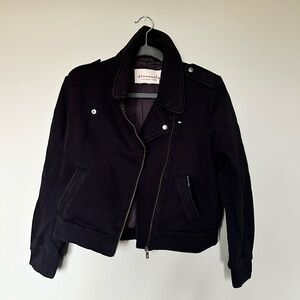 Aritiza Community Organic Cotton Bomber Jacket Size S